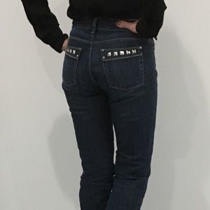 WHITE HOUSE BLACK MARKET Studded Boot Cut Jeans *HP*